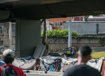 Pessoas em situa&ccedil;&atilde;o de rua receber&atilde;o aux&iacute;lio depois de presos pela PBH com financiamento TJMG. -  (crédito: Leandro Couri/EM/D.A.Press)