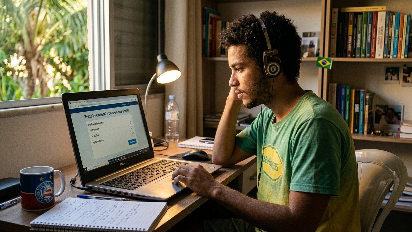 Teste vocacional online: 3 sites grátis para te ajudar a escolher a profissão - Estado de Minas/ Imagem gerada por IA