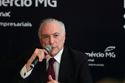 Mesmo descartando uma candidatura ao Planalto e defendendo a neutralidade do MDB, Michel Temer foi incluído na nova pesquisa CNT/MDA para a eleição presidencial -  (crédito: Leandro Couri/EM/DA.Press)