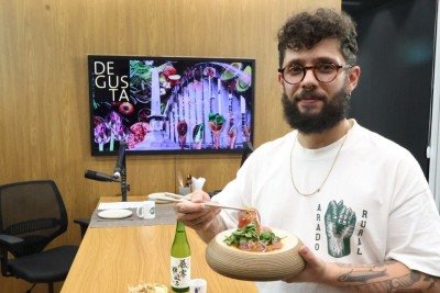 chef Victor Naddeo explora sabores orientais nada convencionais no menu de restaurante do qual é sócio: o Koboshi  -  (crédito: Marcos Vieira /EM/DA. Press)
