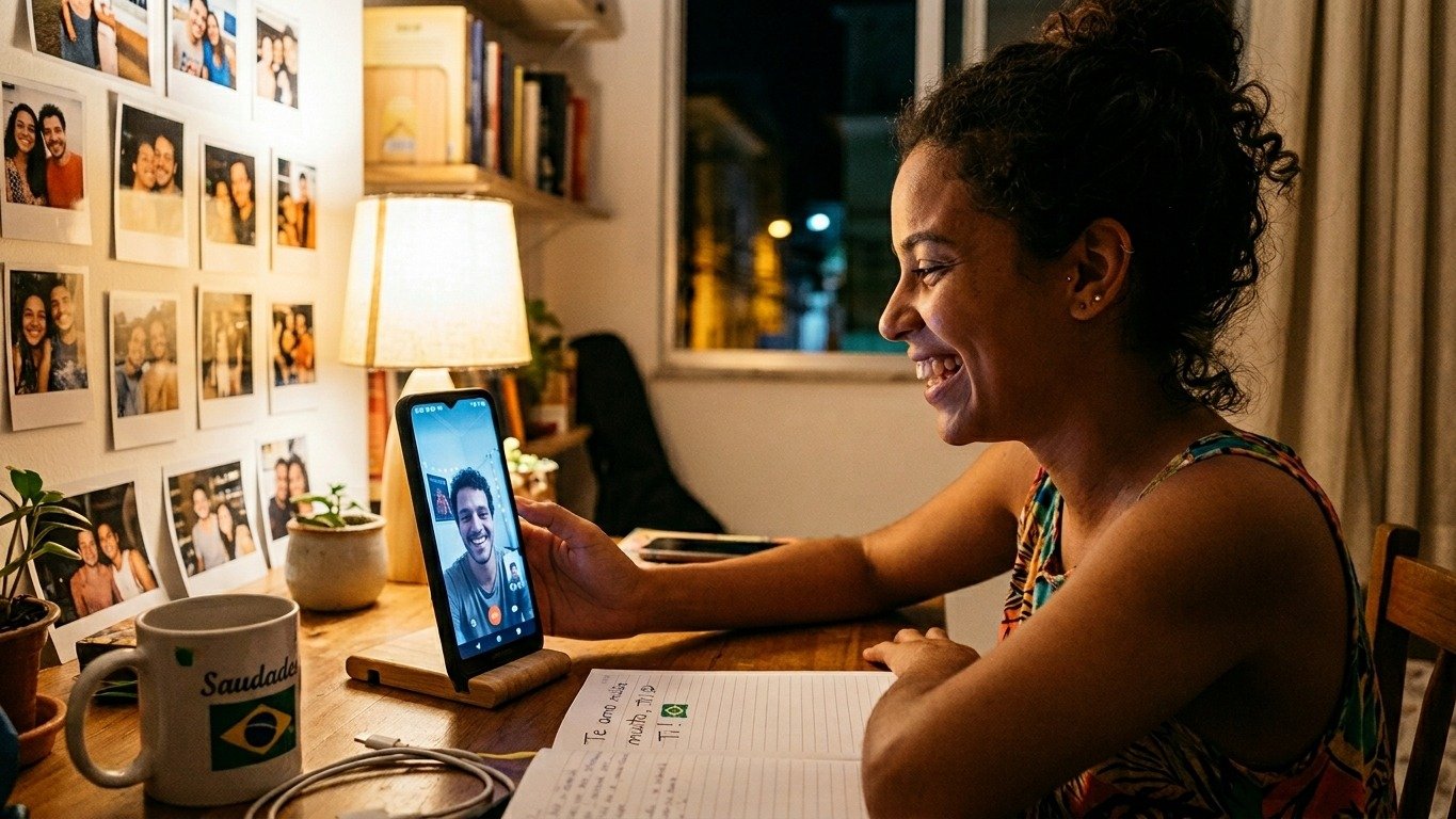 Namoro à distância funciona? 5 dicas essenciais para fortalecer a relação - Estado de Minas/ Imagem gerada por IA