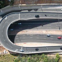 Viaduto recém-inaugurado na Região Norte de BH tem pista afunilada; entenda - Leandro Couri/EM/D.A.Press