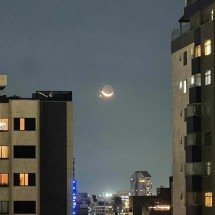 MG: conjunção entre Lua e Vênus forma espetáculo no céu - Ramon Lisboa/EM/D.A.Press