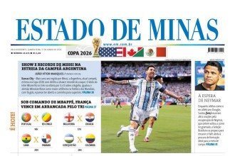 Capa impressa do Estado de Minas de 17/6/2024