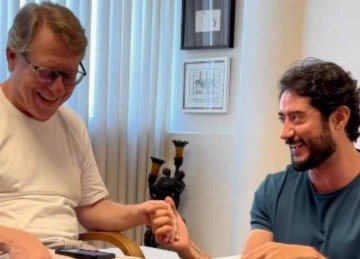 Marcos Lisboa ao lado de Gabriel Azevedo -  (crédito: Instagram/Reprodução)