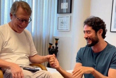 Marcos Lisboa ao lado de Gabriel Azevedo -  (crédito: Instagram/Reprodução)
