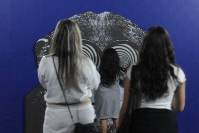 Acervo do Museu das Ilusões está em exposição no BH Shopping até o dia 20 de setembro. -  (crédito: Alexandre Guzanshe/EM/D.A Press)