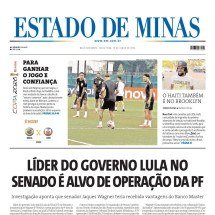 CONFIRA A CAPA DO ESTADO DE MINAS DO DIA 19/06/2026 - CAPA DO ESTADO DE MINAS