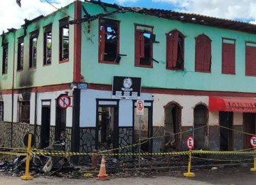 O Sobrado foi construído em 1928, e possui uma importância cultural e histórica para a cidade mineira. -  (crédito: Divulgação / Prefeitura de Dom Joaquim)