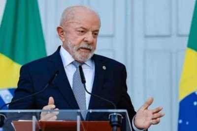 Presidente Lula no G7, na França -  (crédito: Instagram/@ricardostuckert)