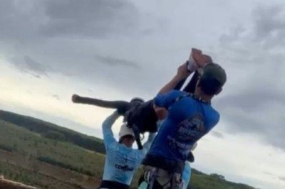 Morte de jovem durante salto de rope jump reacende debate sobre segurança e fiscalização no turismo de aventura -  (crédito: Portal Giro 10)
