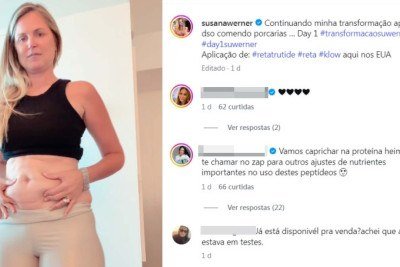 Susana admitiu dificuldades para controlar a alimentação e afirmou que decidiu buscar ajuda para melhorar a saúde -  (crédito: Instagram/Reprodução)