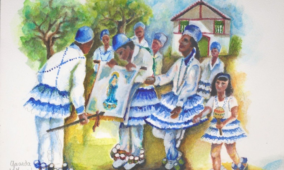 Mostra reúne aquarelas de Beatriz Coelho inspiradas na cultura popular