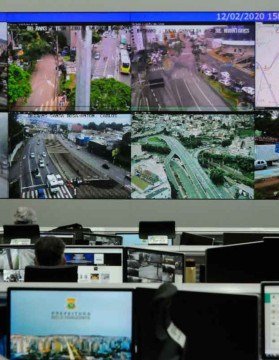 Em teste desde abril, c&acirc;meras inteligentes conectadas ao Centro de Opera&ccedil;&otilde;es ajudam a controlar o tr&aacute;fego no Bairro Santa Efig&ecirc;nia