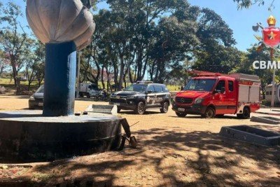 Corpo foi encontrado na manhã desta sexta (19/6) -  (crédito:  CBMDF/Divulgação)