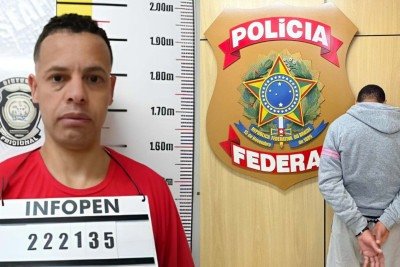 Sérgio Cardoso Rodrigues, o 'Soldado', foi declarado foragido do presídio de Muriaé, na Zona da Mata mineira em 29 de dezembro de 2025 -  (crédito: Divulgação/ Polícia Federal)