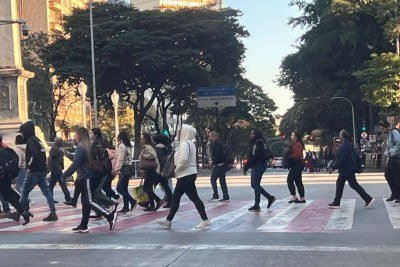 Dia amanheceu gelado em BH, com uma das menores temperaturas e sensação térmica do ano -  (crédito: Edésio Ferreira/ME/DA Press)