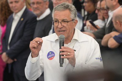 Alexandre Padilha diz que Lula investiu em Minas Gerais mesmo com críticas de Romeu Zema, ex-governador do estado -  (crédito: Leandro Couri/EM/D.A.Press)