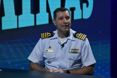 O capitão de Mar e Guerra Alessandro de Paula Lima, capitão dos Portos de Minas Gerais -  (crédito: Gladyston Rodrigues/EM/D.A Press)