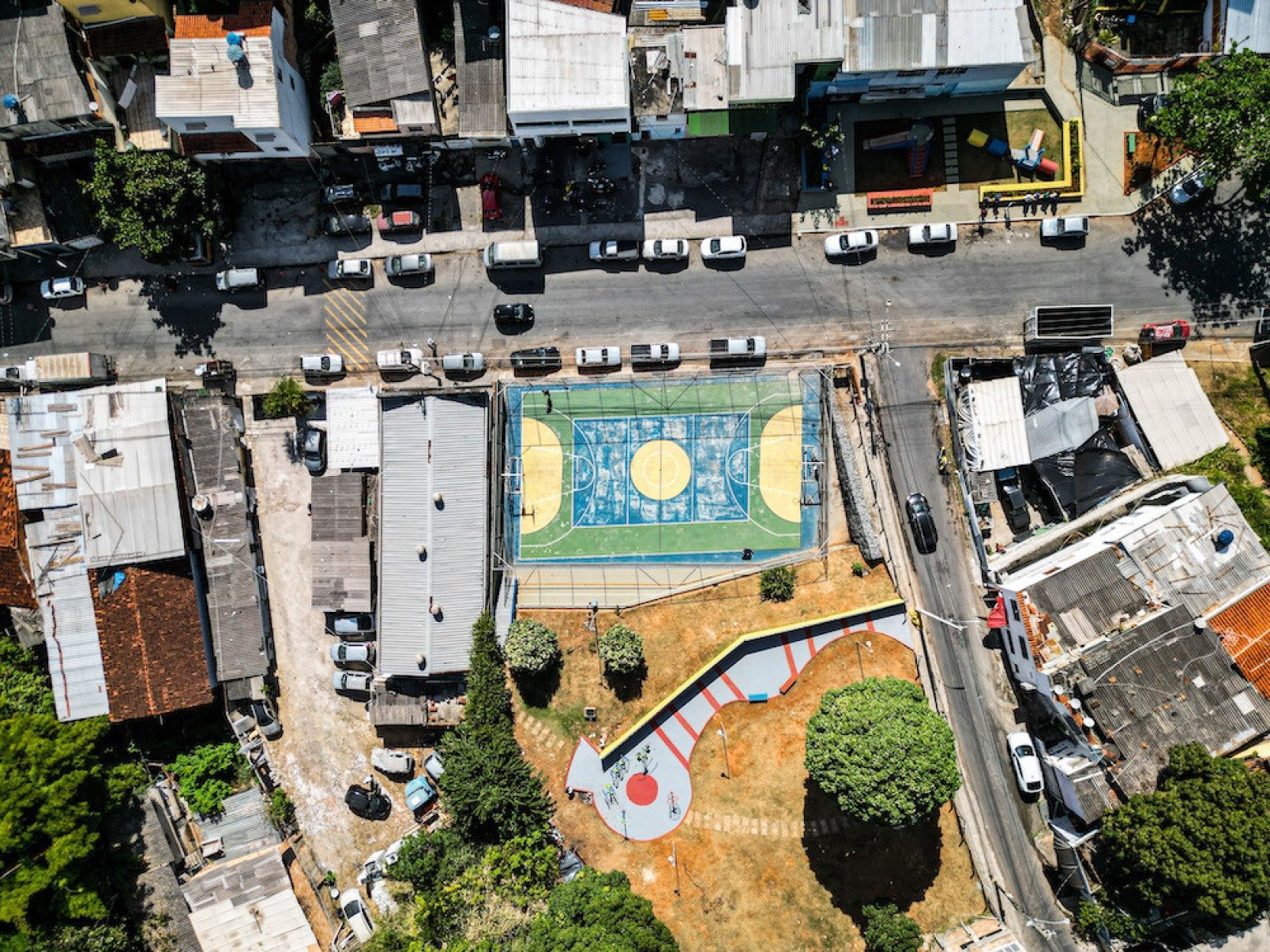 Veja Quadra do Sereno antes da revitalização.-Ivan Abreu