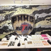 Arsenal do crime em BH: Rotam apreende fuzil, granada e drogas