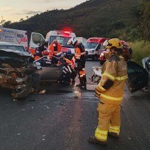 BR-381: rodovia registra grave acidente nesta segunda na Grande BH - Reprodução/CBMMG