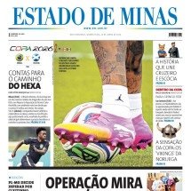 Capa impressa do Estado de Minas de 24/6/2026 -  jwilsoncarvalho.mg