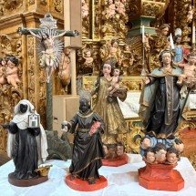 Imagem atribuída a Aleijadinho retorna a igreja histórica de São Bartolomeu - Faop/Divulgação