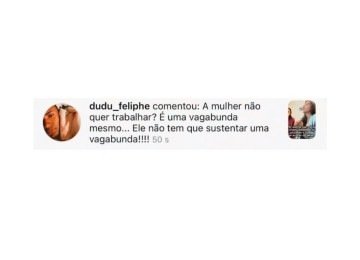 Coment&aacute;rio dele deixou a advogada e os seguidores dela indignados  -  (crédito: Rede Social )