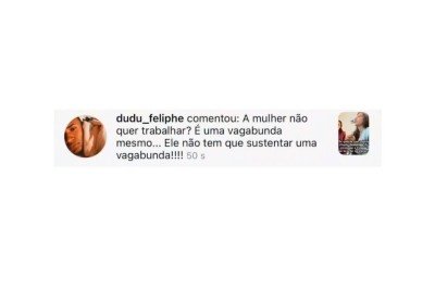 Coment&aacute;rio dele deixou a advogada e os seguidores dela indignados  -  (crédito: Rede Social )