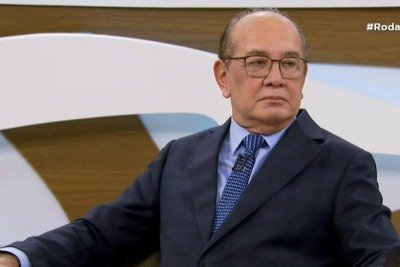 Ministro Gilmar Mendes durante entrevista ao programa Roda Viva, quando comentou a atuação do STF no Caso Master e criticou a condução de investigações -  (crédito: Reprodução/Youtube Roda Viva)