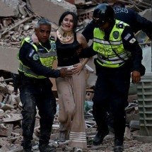 'Pensei que o prédio ia cair em cima de mim': forte terremoto sacode a Venezuela e derruba edifícios em Caracas - Getty Images