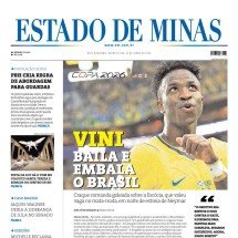 CONFIRA A CAPA DO ESTADO DE MINAS DO DIA 25/06/2026 - CAPA DO ESTADO DE MINAS