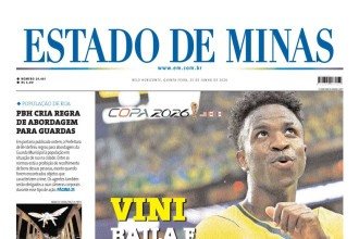 CONFIRA A CAPA DO ESTADO DE MINAS DO DIA 25/06/2026