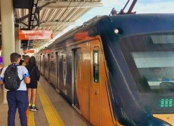 A concessionária Metrô BH informou que o horário de pico da operação metroviária será estendido -  (crédito: Jair Amaral/EM/D.A Press)