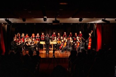 Orquestra 415 &eacute; especialista em m&uacute;sica barroca e utiliza r&eacute;plicas de instrumentos de &eacute;poca -  (crédito: Gustavo Txai/Divulga&ccedil;&atilde;o)