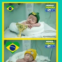 Primeira Copa de bebês no CTI vira ensaio fotográfico  - Fernanda Carrusca/Divulga&ccedil;&atilde;o