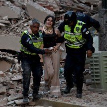 'Tudo desabou': área devastada pelos terremotos na Venezuela pede socorro -  AFP