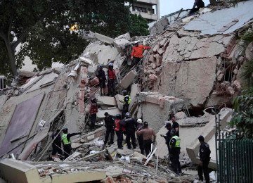Dois terremotos deixaram rastro de destruição na Venezuela -  (crédito:  AFP)