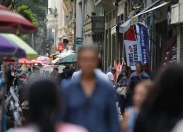 Rua do Rio de Janeiro  -  (crédito:  T&acirc;nia R&ecirc;go/Ag&ecirc;ncia Brasil)