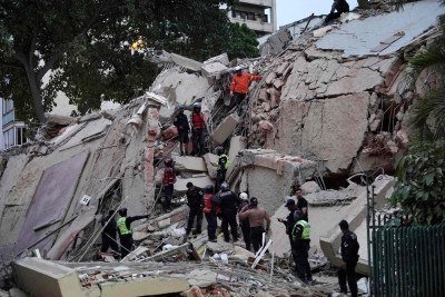 Dois terremotos deixaram rastro de destruição na Venezuela -  (crédito:  AFP)