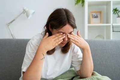 O hábito de coçar e esfregar os olhos está associado à maior progressão do ceratocone -  (crédito: FreePik/Magnific)