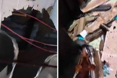 Criminosos jogam granada em casa no Rio de Janeiro -  (crédito: Reprodução / redes sociais)