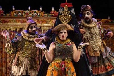 Atores do Maria Cutia apresentam vers&atilde;o de 'Auto da Compadecida' bem diferente do filme de sucesso dirigido por Guel Arraes
 -  (crédito: Tati Motta/Divulga&ccedil;&atilde;o)