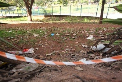 Marido mata esposa e suicida no bairro Cidade Nova. Na foto, rua onde o homem suicidou. -  (crédito: Edesio Ferreira/EM/D.A. Press. )