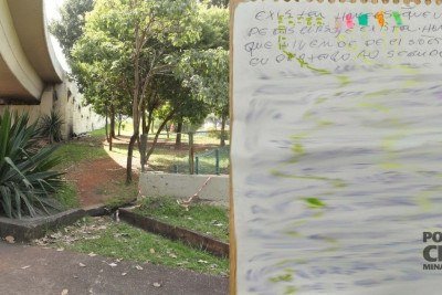Além da carta e das mensagens enviadas previamente, ele portava duas armas de fogo -  (crédito: Edesio Ferreira/EM/D.A. Press)