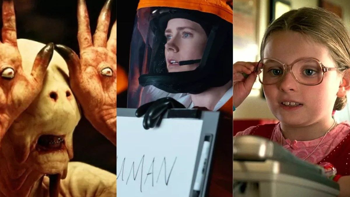 Tr&ecirc;s dos dez filmes sugeridos para uma sess&atilde;o aconchegante: 'O Labirinto do Fauno', 'A Chegada' e 'Pequena Miss Sunshine'. -  (crédito: Reprodu&ccedil;&atilde;o / Divulga&ccedil;&atilde;o Sony Pictures)