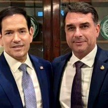 Flávio Bolsonaro chega aos EUA em operação que teria sido liderada por Rubio - Redes Sociais