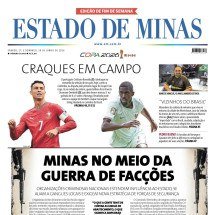 Confira a capa do Estado de Minas do dia 27/06/2026 - Capa do Estado de Minas