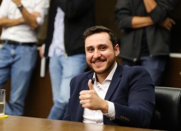 Vereador Lucas Ganem, alvo de processo na CMBH por falsidade ideológica -  (crédito:  Tatiana Francisca/CMBH)